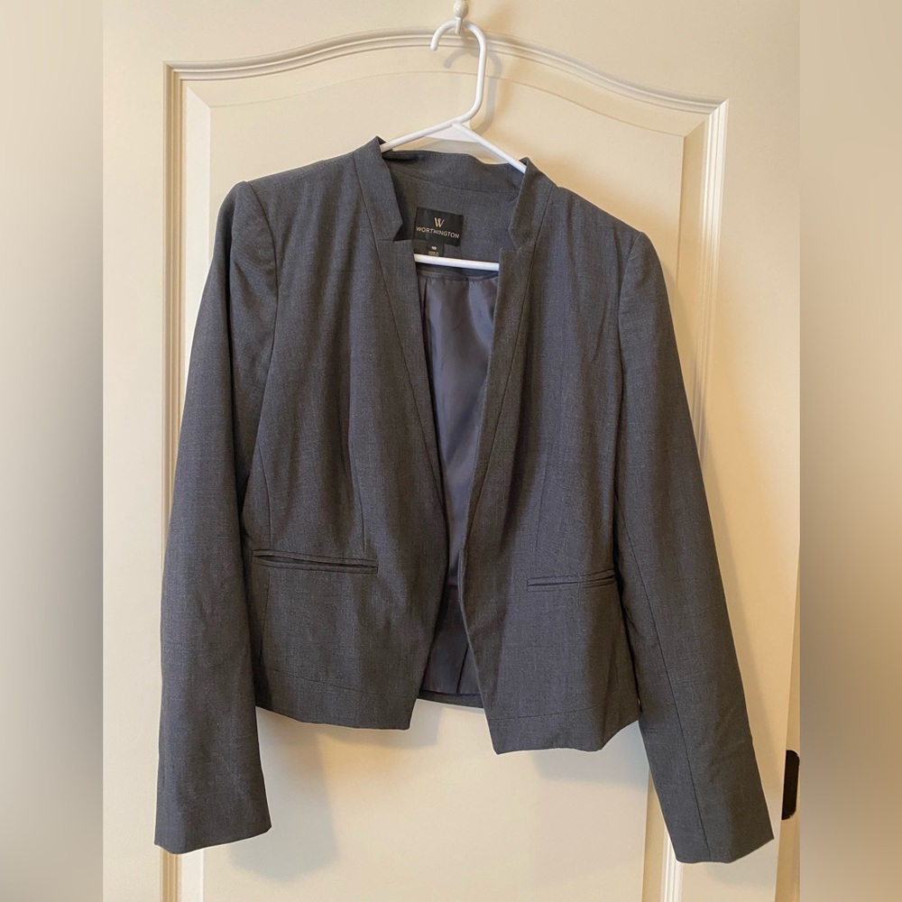 Women's Gray Blazer